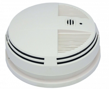 Sleuth Gear Home WiFi Battery Powered Smoke Detector (Side View)
